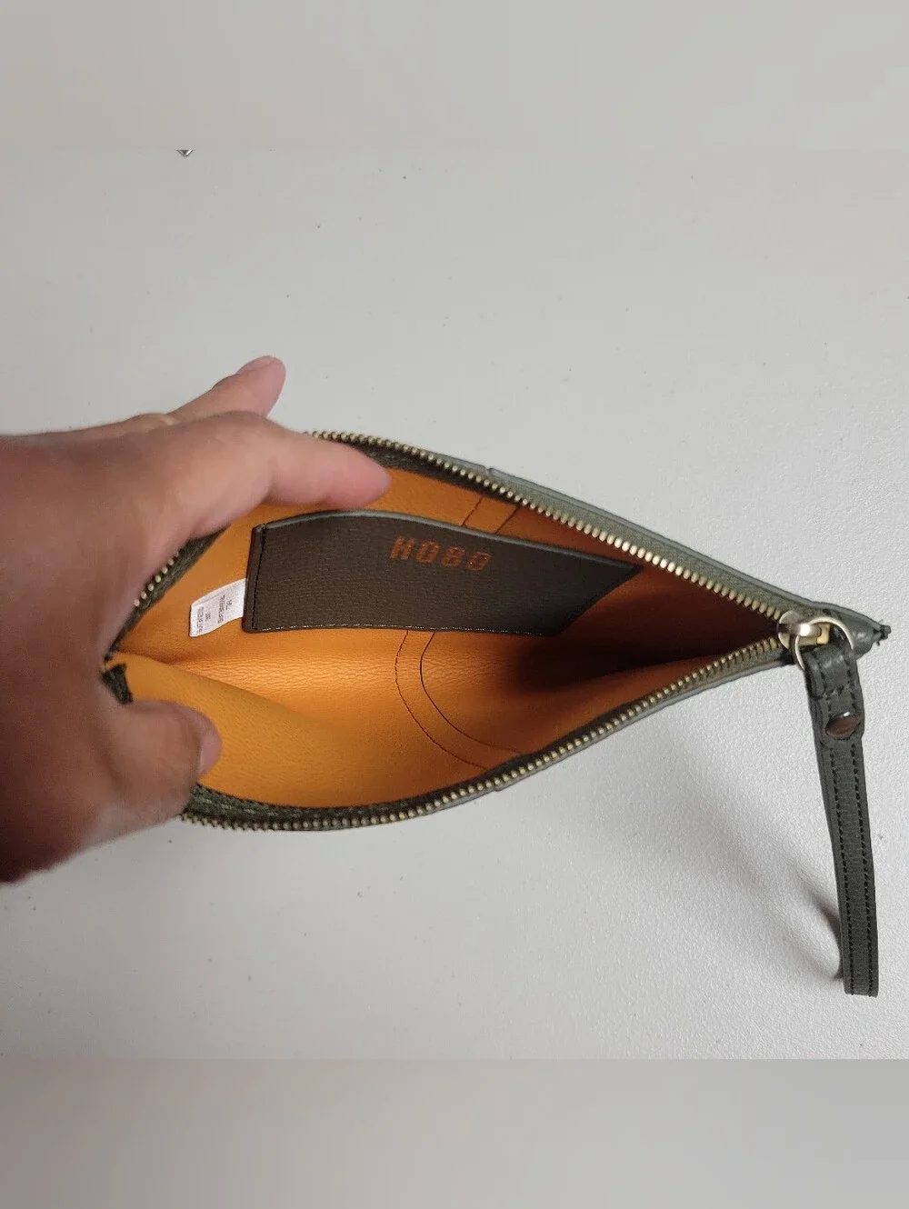 Hobo NWOT Vida Small Pouch Micro Pebbed Leather Wristlet.